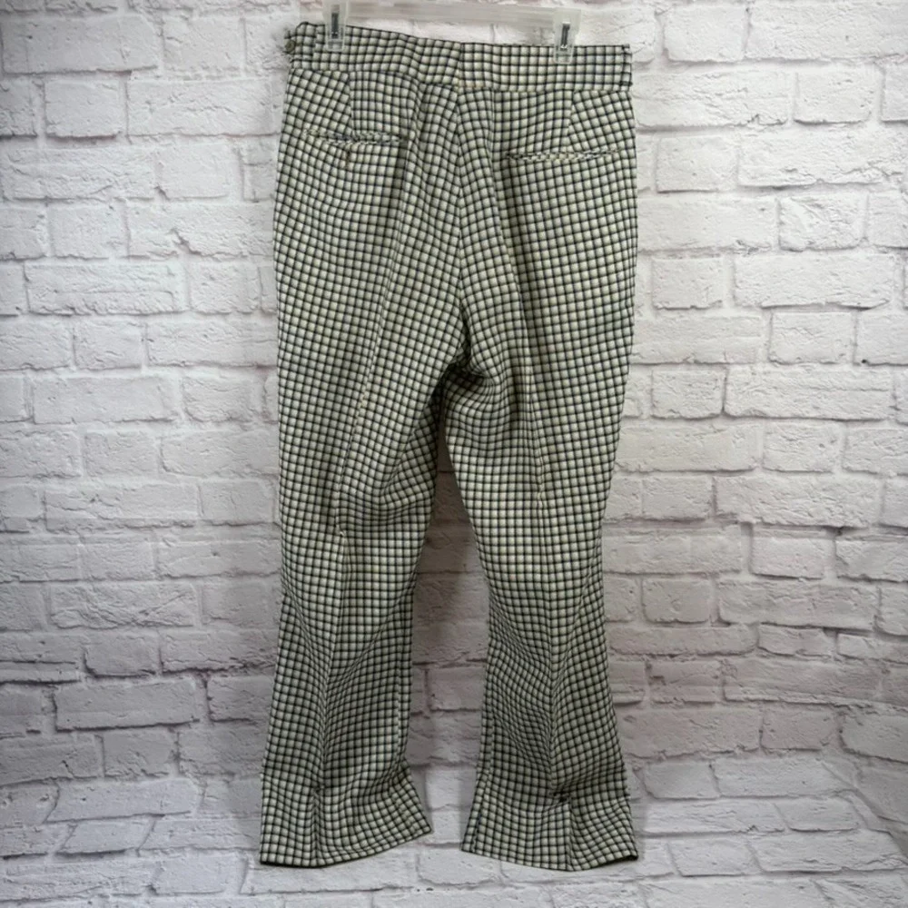 Vintage Hickey Freeman for Sakowitz Pants Mens 30x29 Flat Front Checkered - Picture 3 of 13